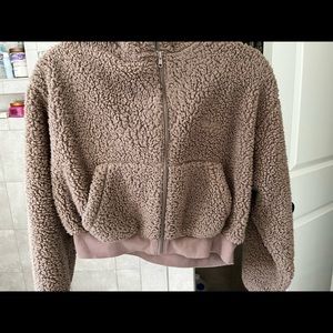 Skims teddy hoodie